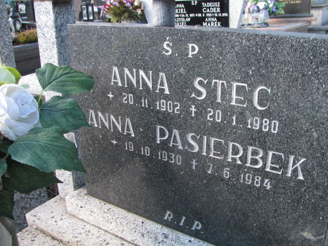 Anna Pasierbek 1930 Buczkowice - Grobonet - Wyszukiwarka osób pochowanych