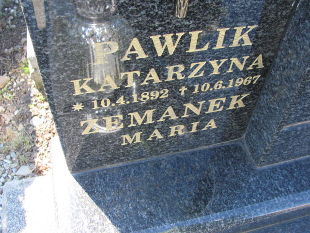 Katarzyna Pawlik 1892 Buczkowice - Grobonet - Wyszukiwarka osób pochowanych