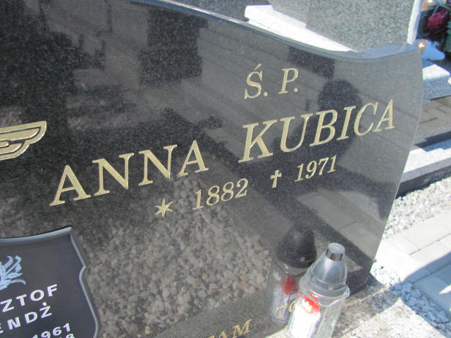 Anna Kubica 1881 Buczkowice - Grobonet - Wyszukiwarka osób pochowanych