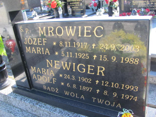 Maria Mrowiec 1925 Buczkowice - Grobonet - Wyszukiwarka osób pochowanych