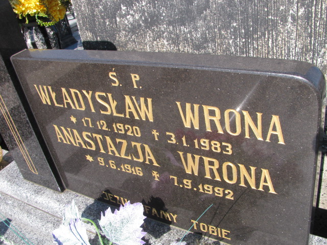 Władysław Wrona 1920 Buczkowice - Grobonet - Wyszukiwarka osób pochowanych