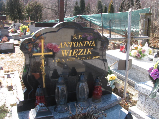 Antonina Więzik 1933 Buczkowice - Grobonet - Wyszukiwarka osób pochowanych